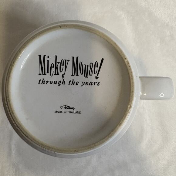 Vintage Disney Mickey Mouse Through The Years Coffee Tea Mug Collectible Cup EUC - Picture 5 of 5